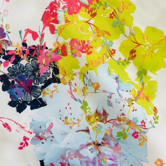 Ted Baker Bright Floral Summer Dress. TB size 3 equivalent to CDN size 8. - Picture 6 of 8